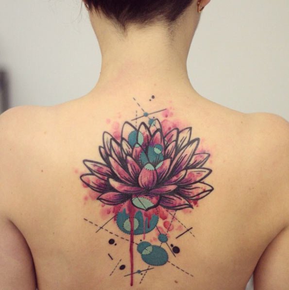 Lotusblumen-Tattoo