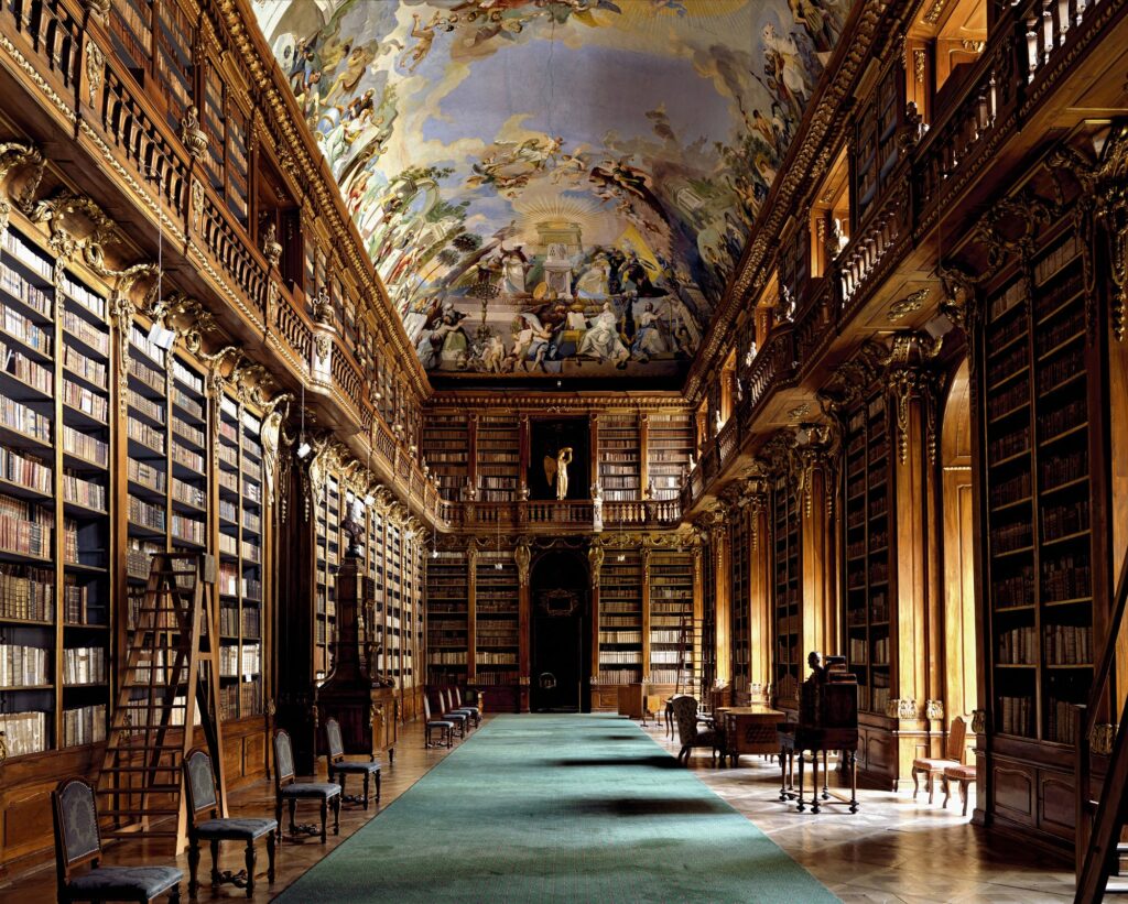 Страховска Книговна, Прага, Чехия - Самая красивая библиотека в мире.
