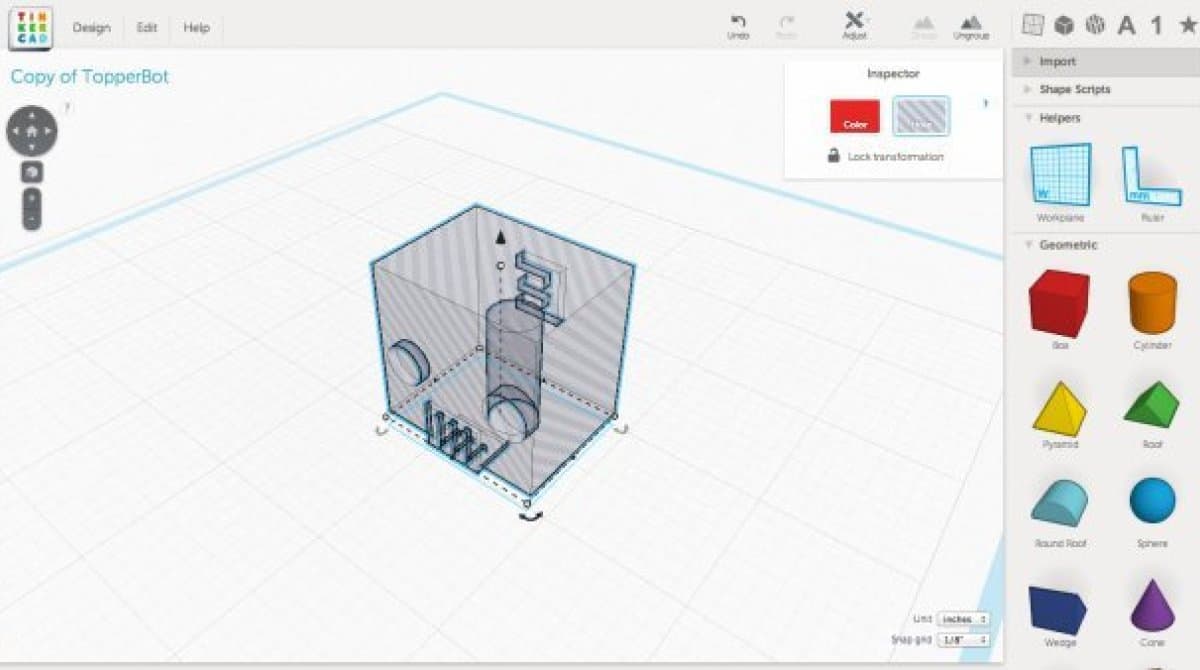 TinkerCAD - 3D modeling software